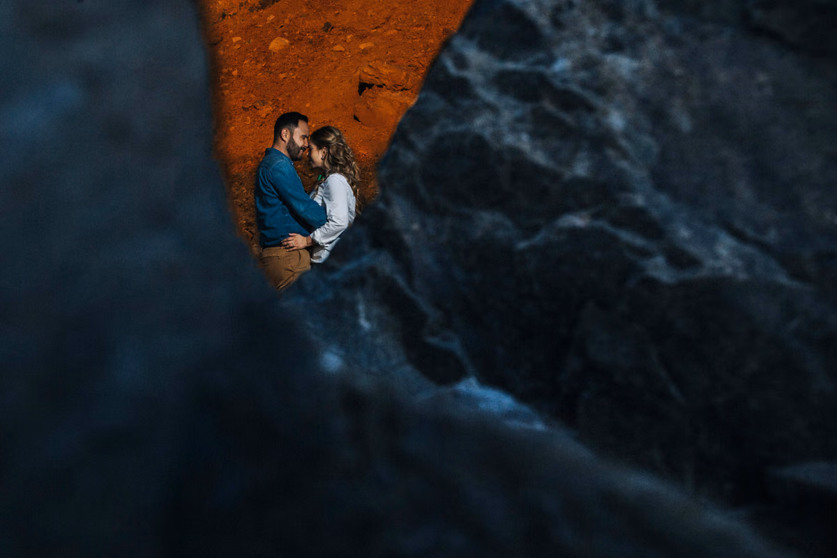 Sesión preboda de Kenia & Emmanuel en Banco de materiales Guadalupe, Quinta Santa Maria, Nayarit