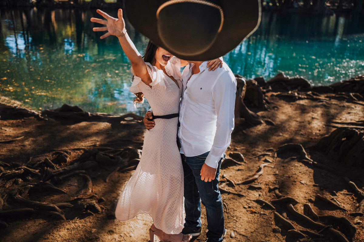 Novia sombrero