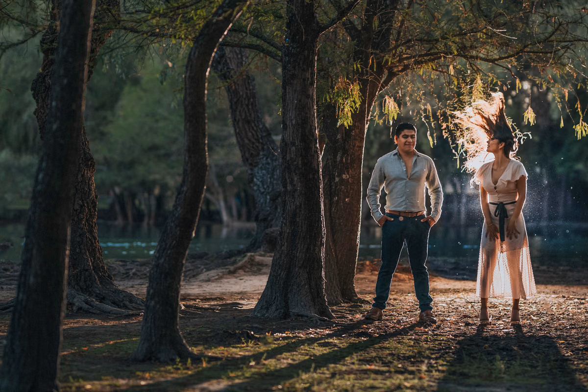 Natalia & Fredy — Lago de Camécuaron, Tangancícuaro, Michoacan