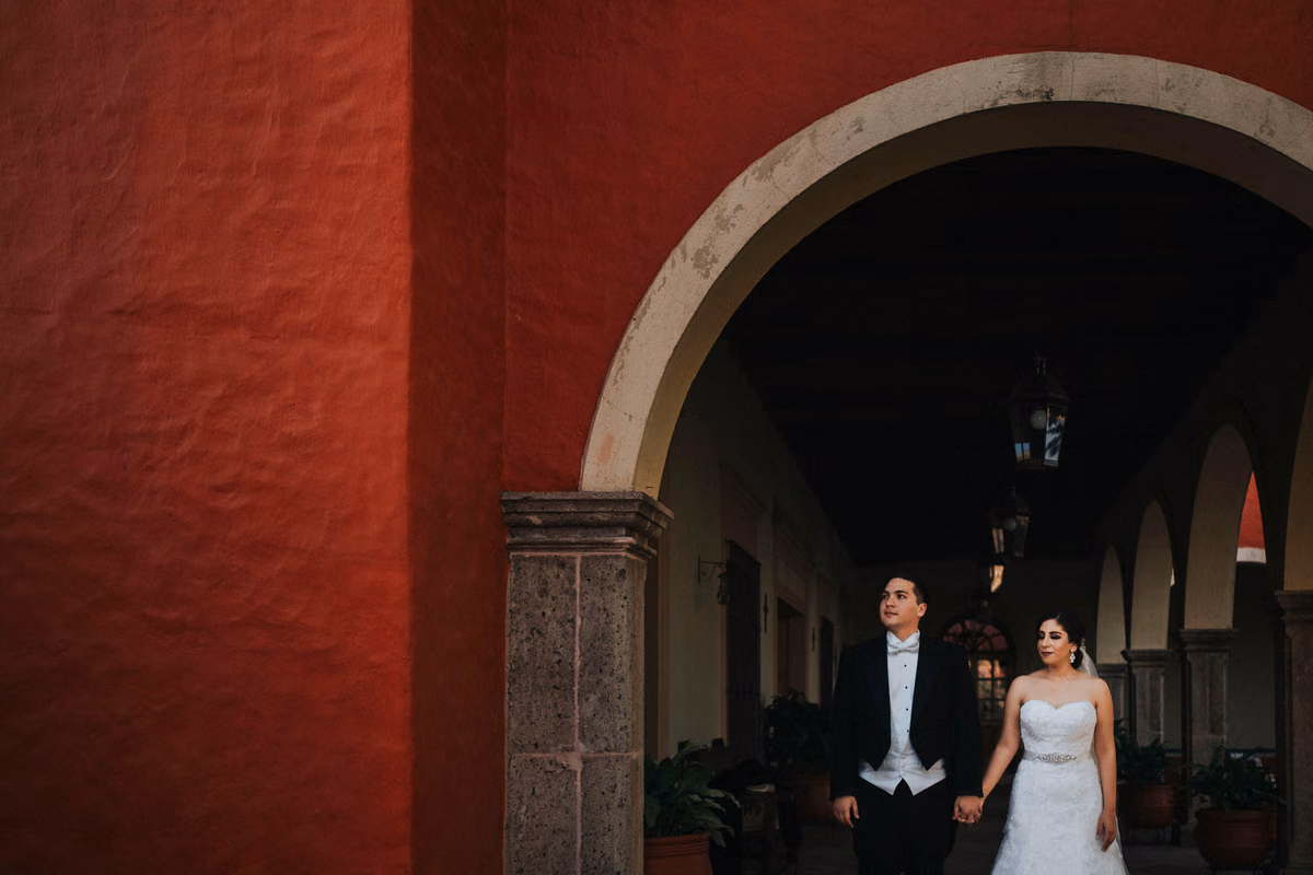 Boda de Marina & Jorge en Hacienda la Santa Cruz, Zapopan, Jalisco