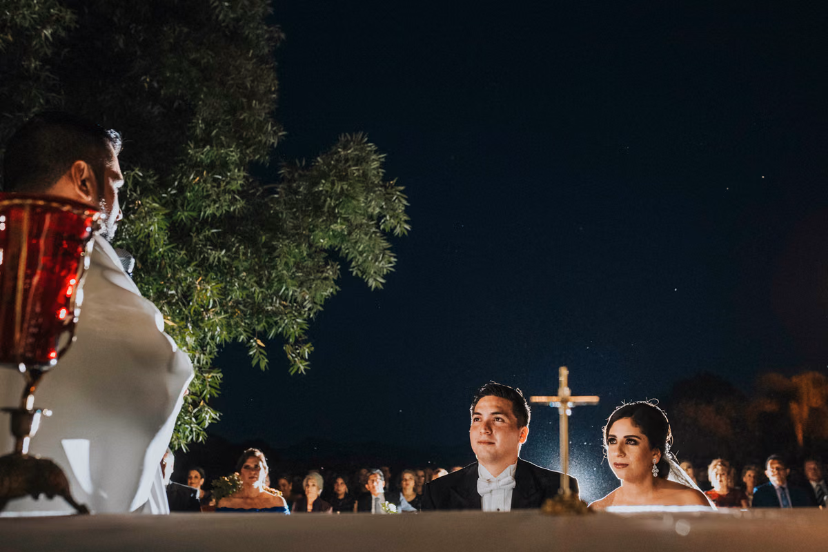 Boda de Marina & Jorge en Hacienda la Santa Cruz, Zapopan, Jalisco
