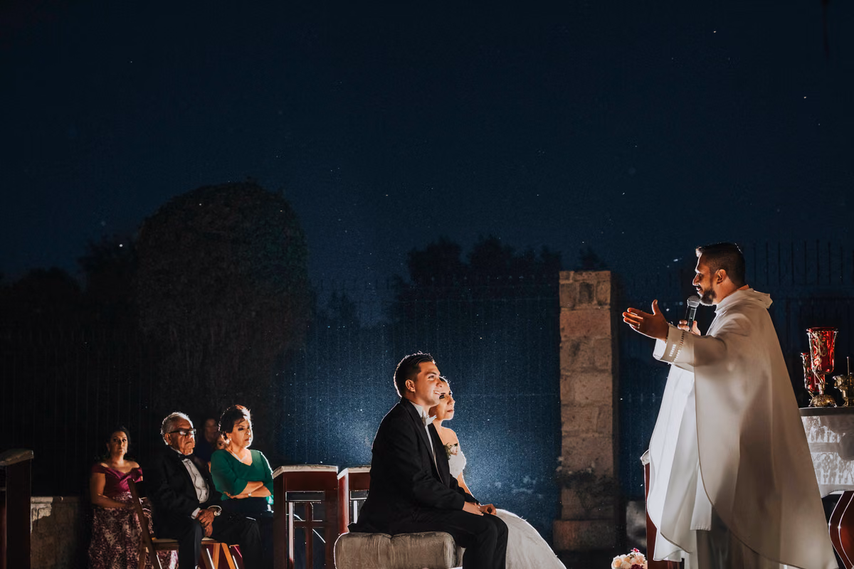 Boda de Marina & Jorge en Hacienda la Santa Cruz, Zapopan, Jalisco