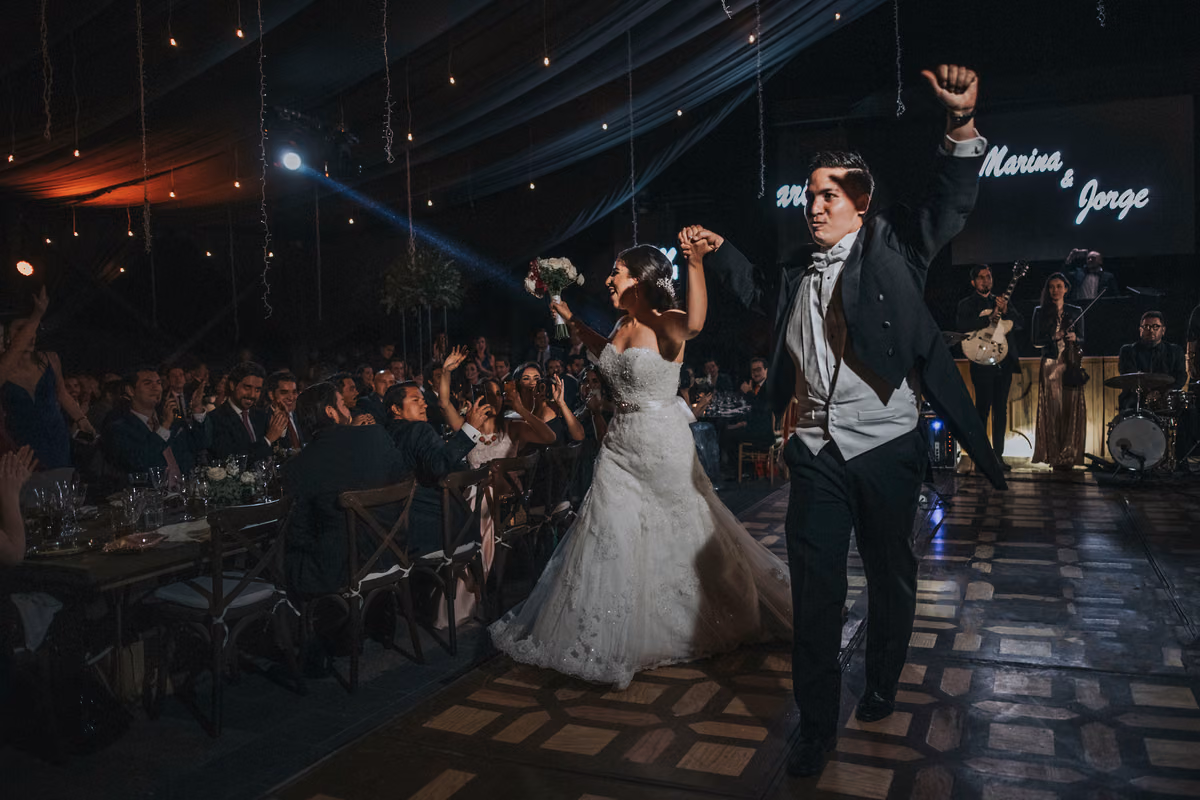 Boda de Marina & Jorge en Hacienda la Santa Cruz, Zapopan, Jalisco