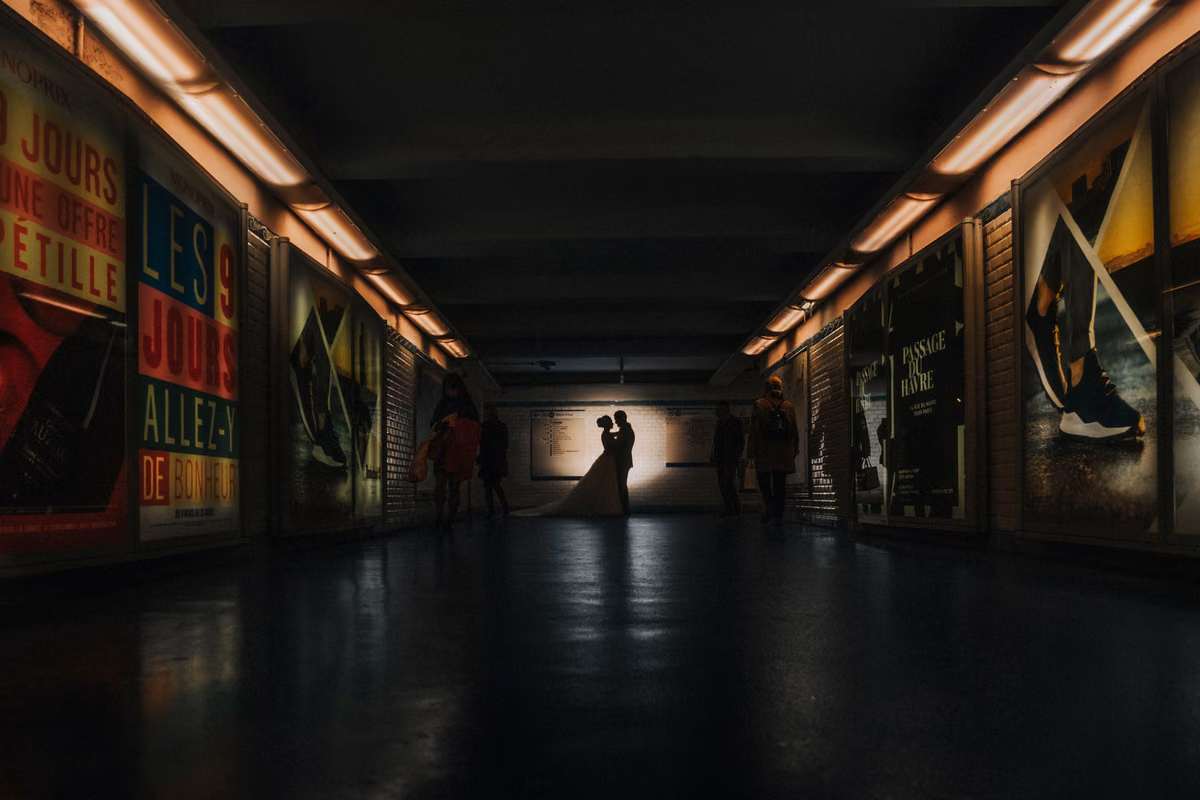 Sesión de trash the dress de Adry & Robert en París, Francia