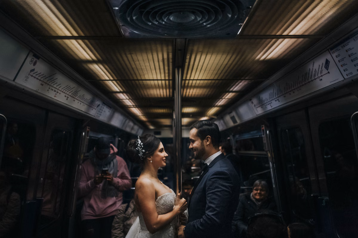 Sesión de trash the dress de Adry & Robert en París, Francia