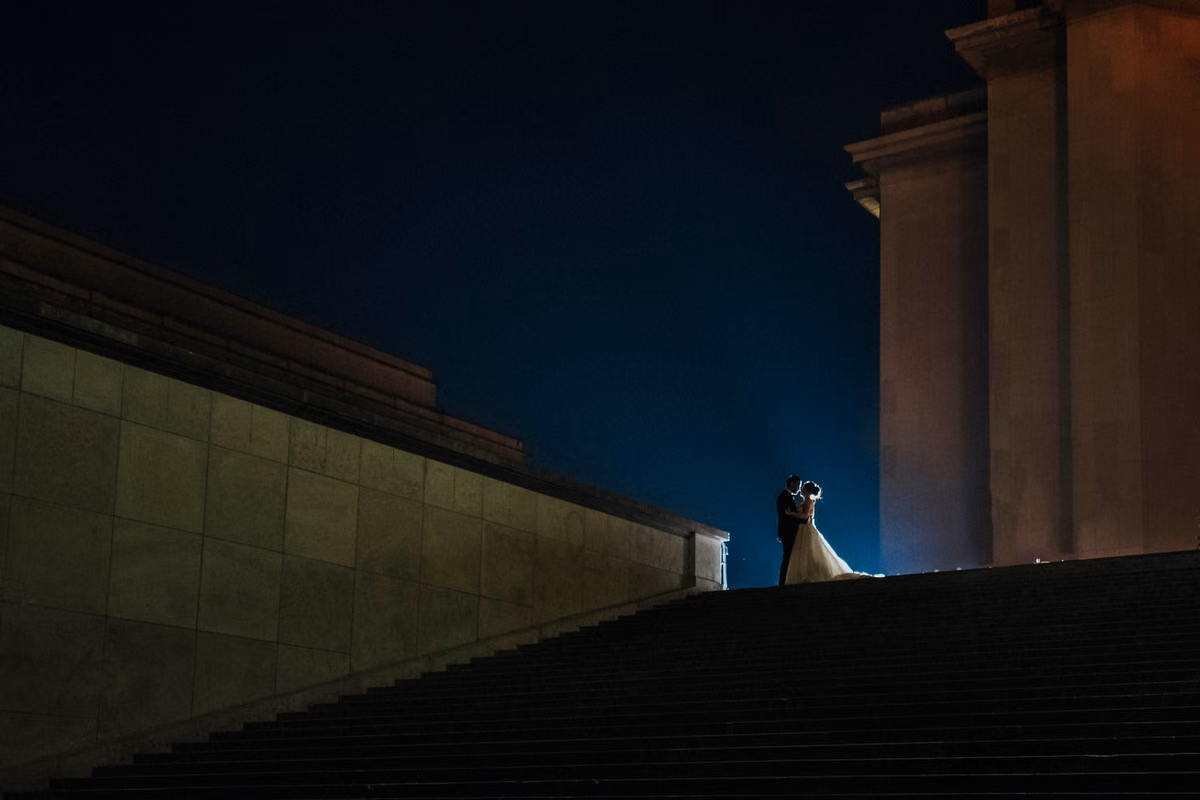 Sesión de trash the dress de Adry & Robert en París, Francia