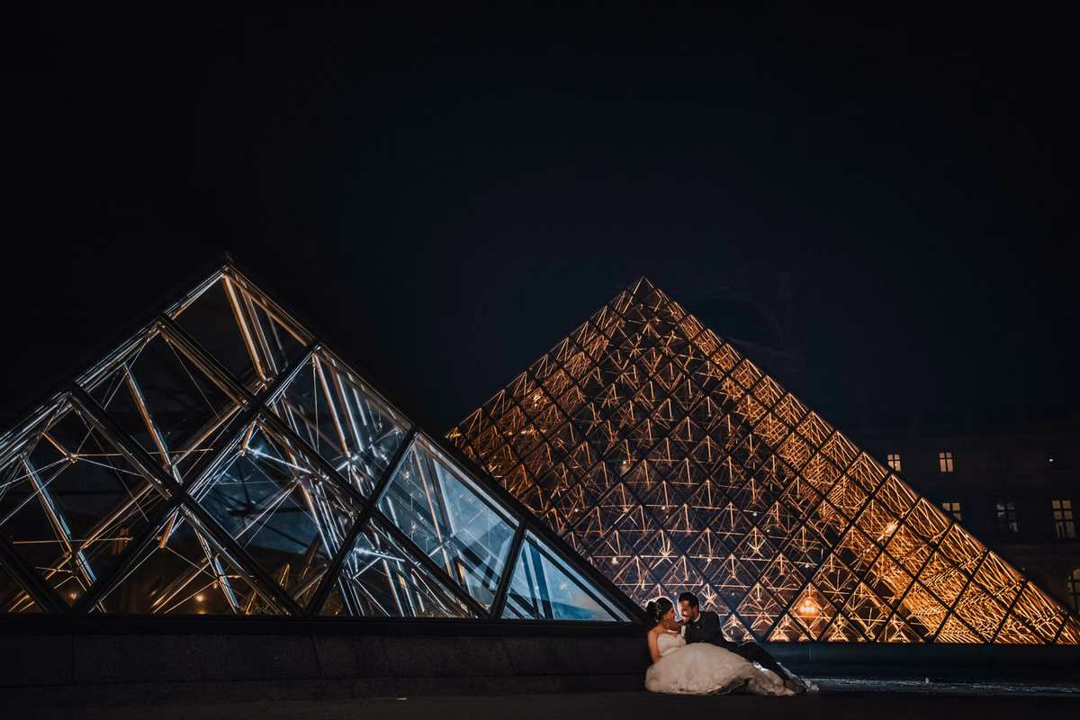 Sesión de trash the dress de Adry & Robert en París, Francia