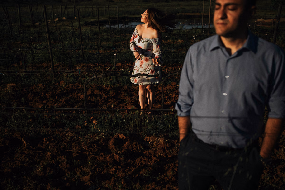 Sesión preboda de Dalia & Artur en Valle de Guadalupe, La Paz, Baja California