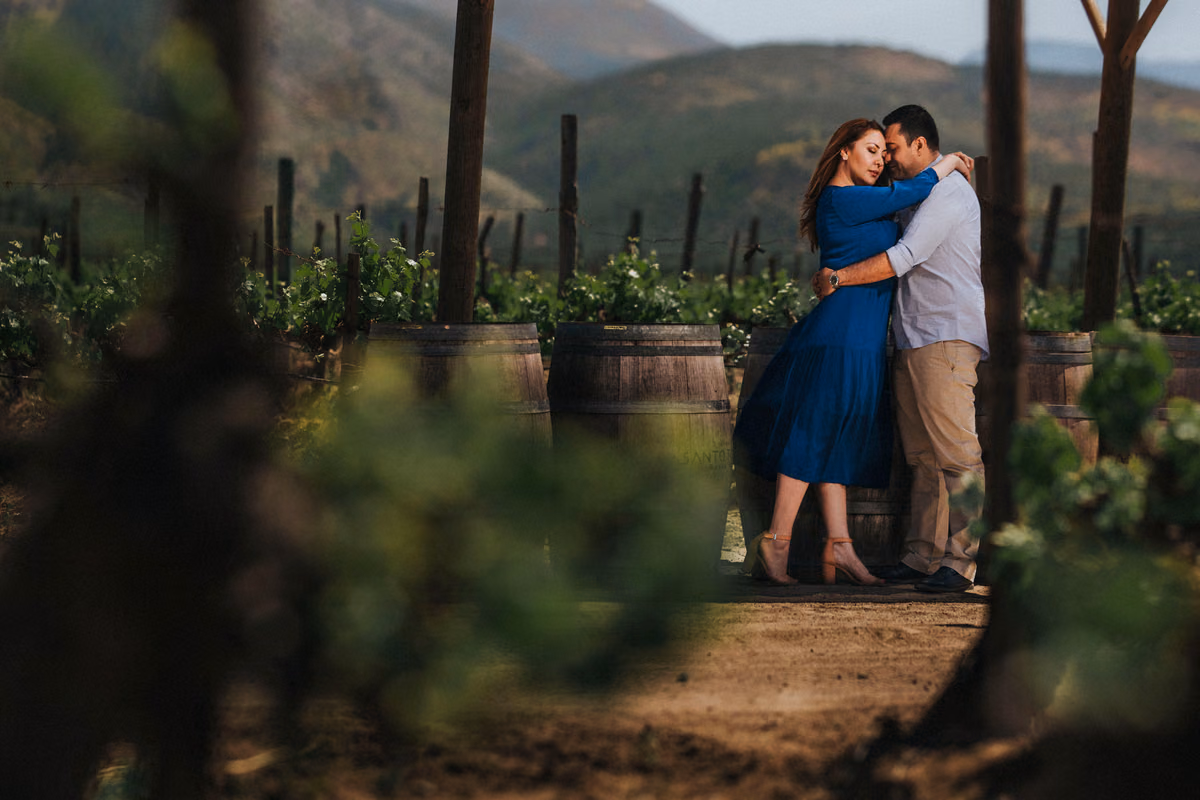 Sesión preboda de Dalia & Artur en Valle de Guadalupe, La Paz, Baja California