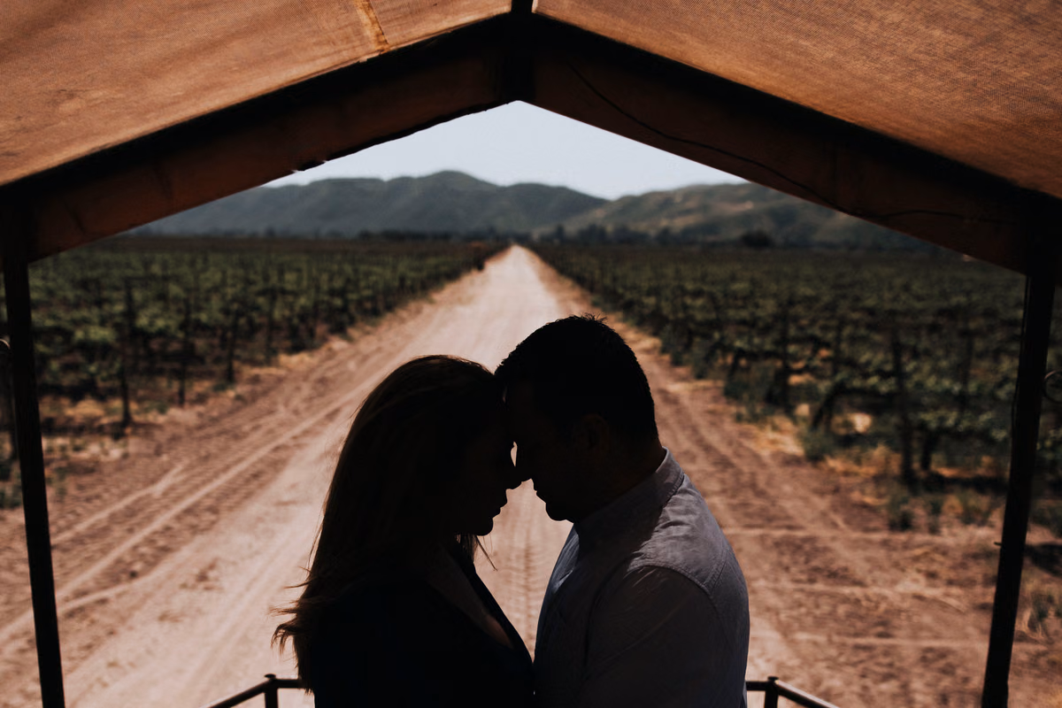 Sesión preboda de Dalia & Artur en Valle de Guadalupe, La Paz, Baja California
