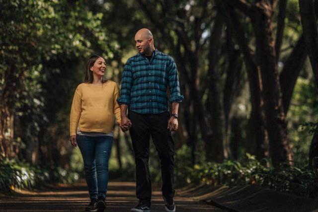 Sesión prenatal de Lily & Pepe en Bosque los Colomos