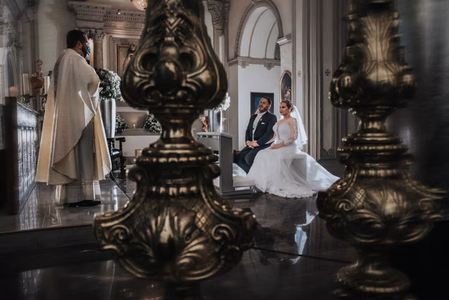 Boda de Ary & Poncho en Catedral de Monterrey, Monterrey N.L