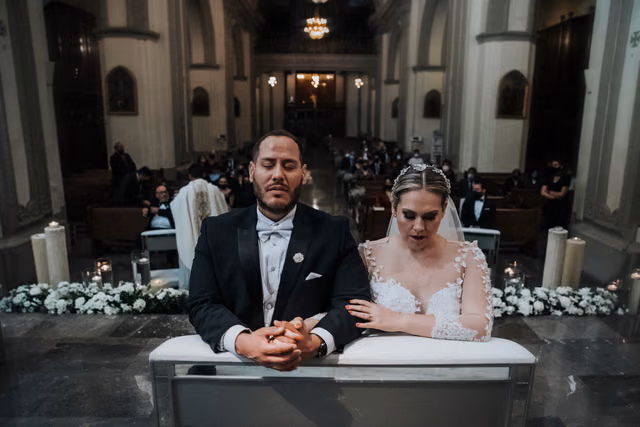 Boda de Ary & Poncho en Catedral de Monterrey, Monterrey N.L