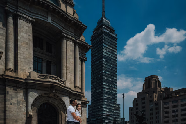 Sesión preboda de Mariel & Jorge en Centro CDMX
