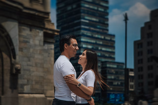 Sesión preboda de Mariel & Jorge en Centro CDMX