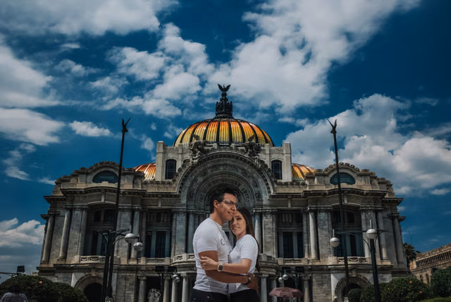 Sesión preboda de Mariel & Jorge en Centro CDMX