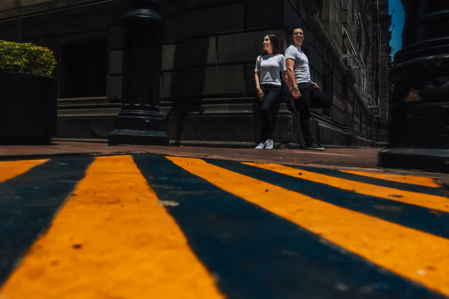 Sesión preboda de Mariel & Jorge en Centro CDMX