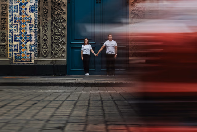 Sesión preboda de Mariel & Jorge en Centro CDMX