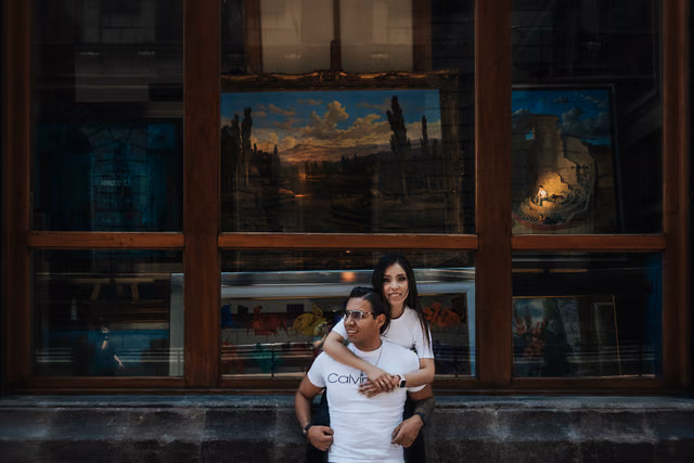 Sesión preboda de Mariel & Jorge en Centro CDMX
