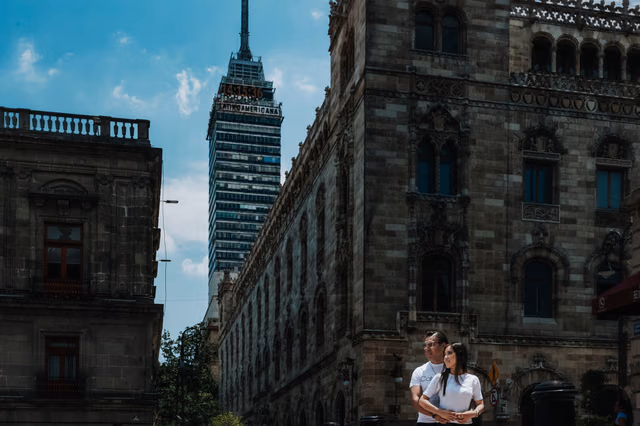 Sesión preboda de Mariel & Jorge en Centro CDMX