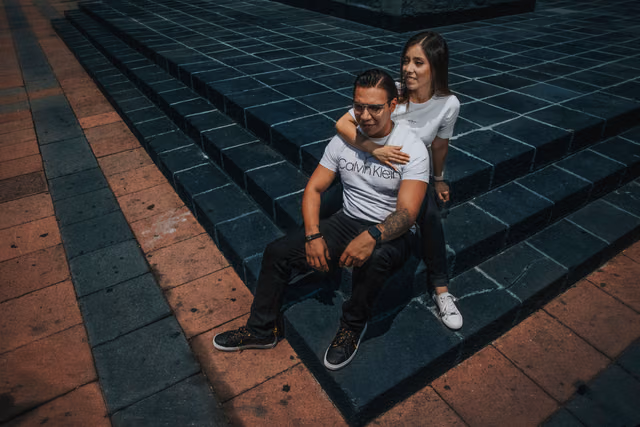 Sesión preboda de Mariel & Jorge en Centro CDMX