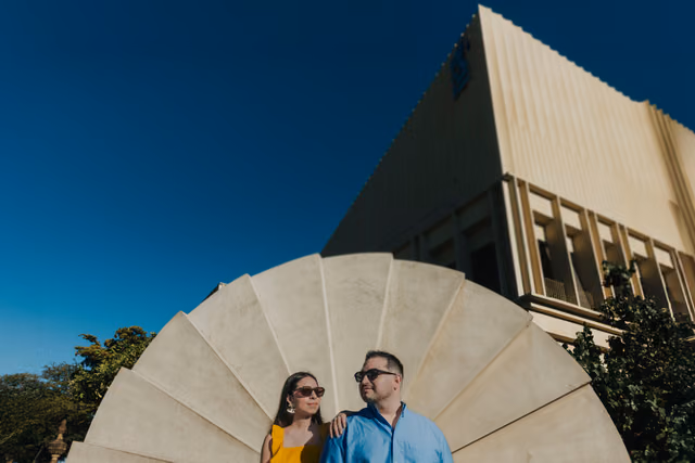 Sesión preboda de Eunice & Sebastian en Centro de Zapopan, Jalisco, Mexico