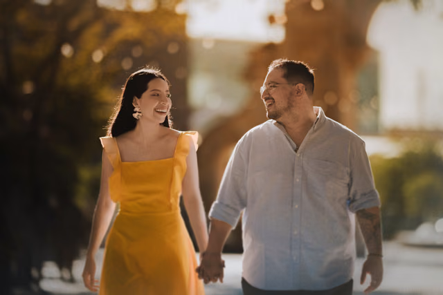 Sesión preboda de Eunice & Sebastian en Centro de Zapopan, Jalisco, Mexico