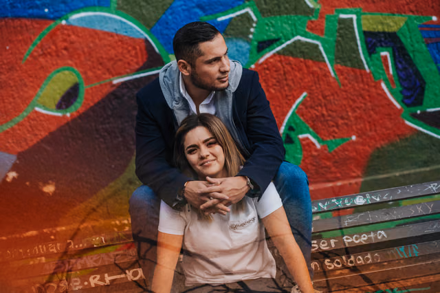 Sesión preboda de Pao & Jordan en Cinepolis, Mercado Juarez, Mercado Mexico, Plaza Midtown, Guadalajara, Jalisco