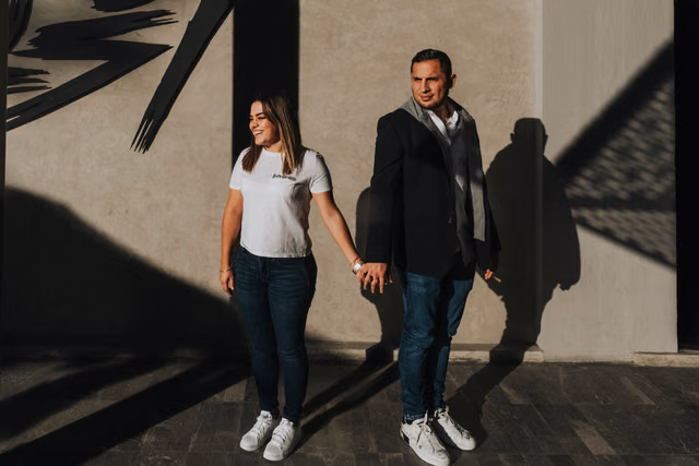 Sesión preboda de Pao & Jordan en Cinepolis, Mercado Juarez, Mercado Mexico, Plaza Midtown, Guadalajara, Jalisco