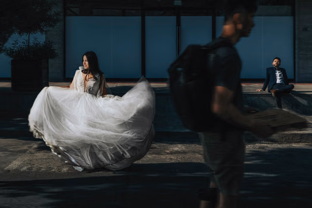 Sesión de trash the dress de Gaby & Zarate en Col. Chapultepec, Guadalajara, Jal