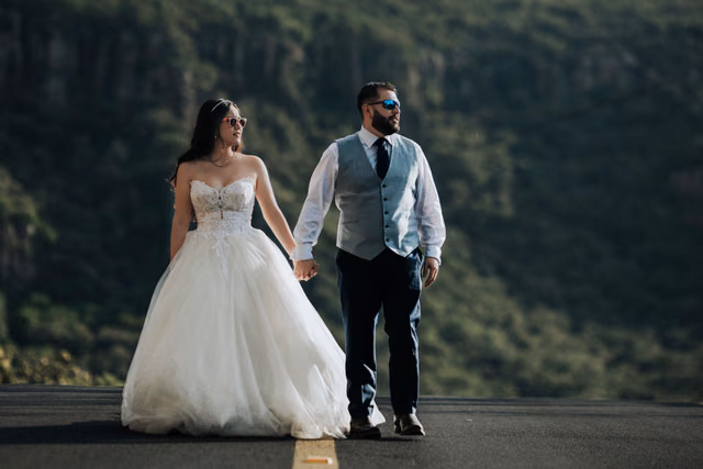 Sesión de trash the dress de Tania & Eduardo en Huaxtla