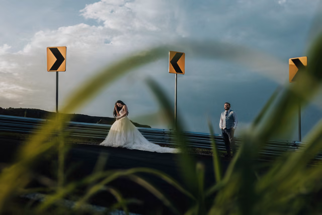 Sesión de trash the dress de Tania & Eduardo en Huaxtla