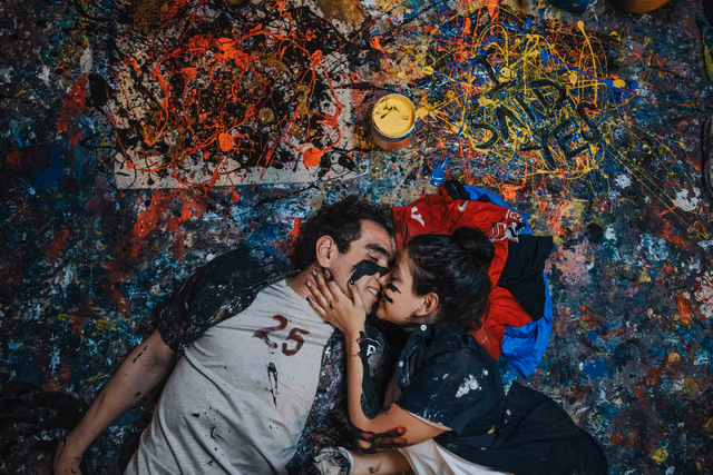 Sesión de compromiso de Nayra & Miguel en Galeria de Arte Peruzzi