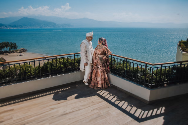 Boda de Alexis & Nitesh en Indian, Pto. Vallarta, Jalisco Mx