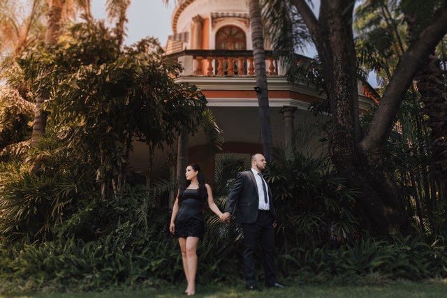 Sesión preboda de Norma & Gera en La casa de los abanicos, Guadalajara jalisco