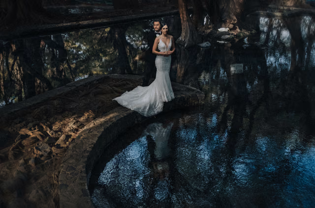Sesión de trash the dress de Montze & Alex en Lago de Camécuaro, Michoacan de ocampo