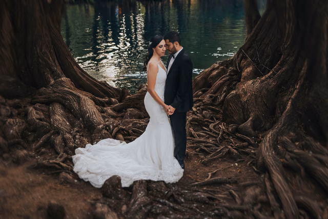 Sesión de trash the dress de Montze & Alex en Lago de Camécuaro, Michoacan de ocampo