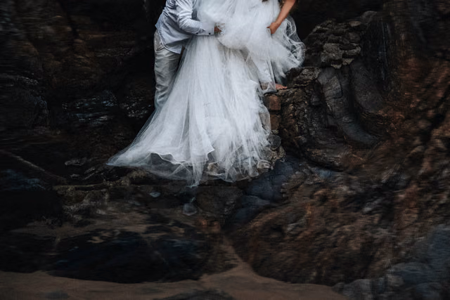 Sesión de trash the dress de Evelyn & Antonio en Oaxaca, Mazunte, Oaxaca, Mexico