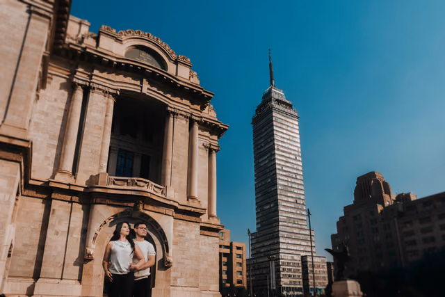 Sesión preboda de Jazmin & Elder en Ciudad de Mexico