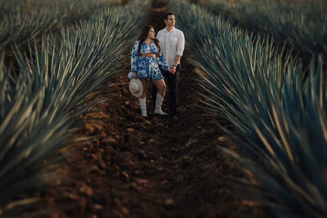 Sesión preboda de Ruby & Jorge en Tequila, Jalisco, Mexico