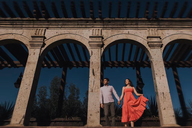 Sesión preboda de Sofia & Jonathan en Tequila, Jalisco, Mexico