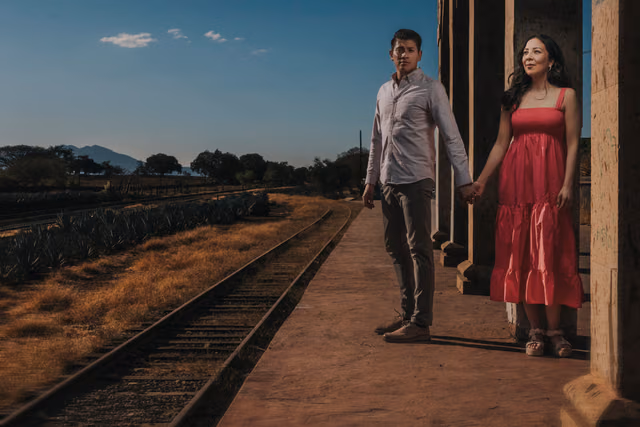 Sesión preboda de Sofia & Jonathan en Tequila, Jalisco, Mexico