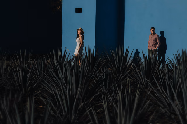 Sesión preboda de Sofia & Jonathan en Tequila, Jalisco, Mexico