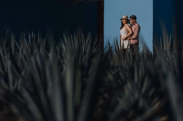 Sesión preboda de Sofia & Jonathan en Tequila, Jalisco, Mexico