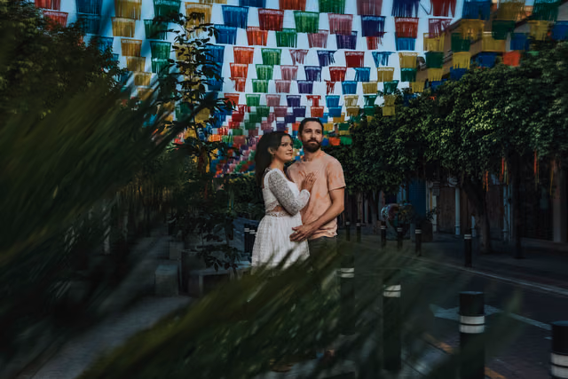 Sesión preboda de Laura & Andrew en Tlaquepaque, Jalisco, Mexico