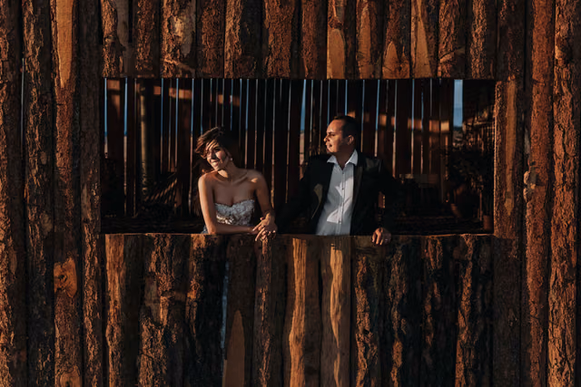 Sesión de trash the dress de Mar & Javier en Laguna seca