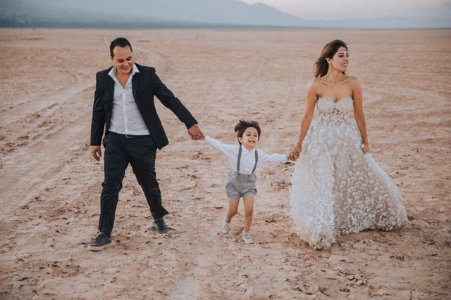 Sesión de trash the dress de Mar & Javier en Laguna seca
